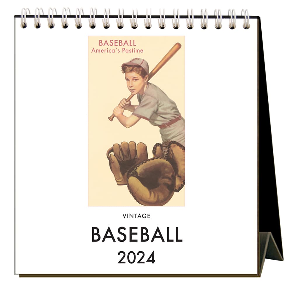 Baseball 2024 Easel Desk Calendar Main Product Image width=&quot;1000&quot; height=&quot;1000&quot;