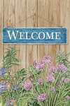 image Welcome Outdoor Flag-Mini - 12 x 18 by Jane Shasky Main Image