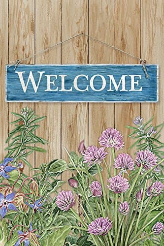 Welcome Outdoor Flag-Mini - 12 x 18 by Jane Shasky Main Image