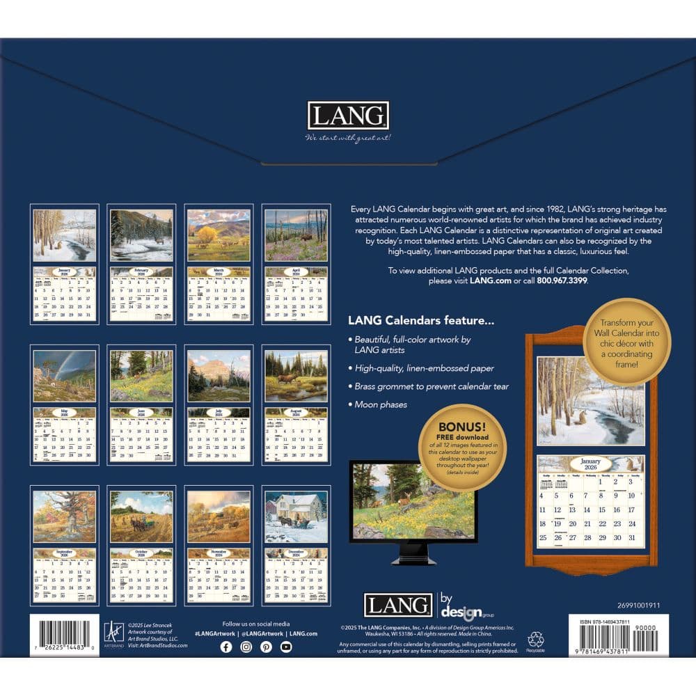 Four Seasons 2026 Wall Calendar by Lee Stroncek_ALT2