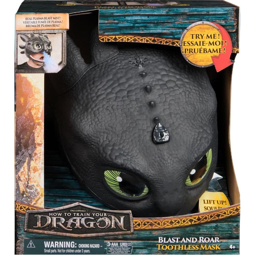 How to Train Your Dragon Movie Blast and Roar Toothless Mask Main Product Image