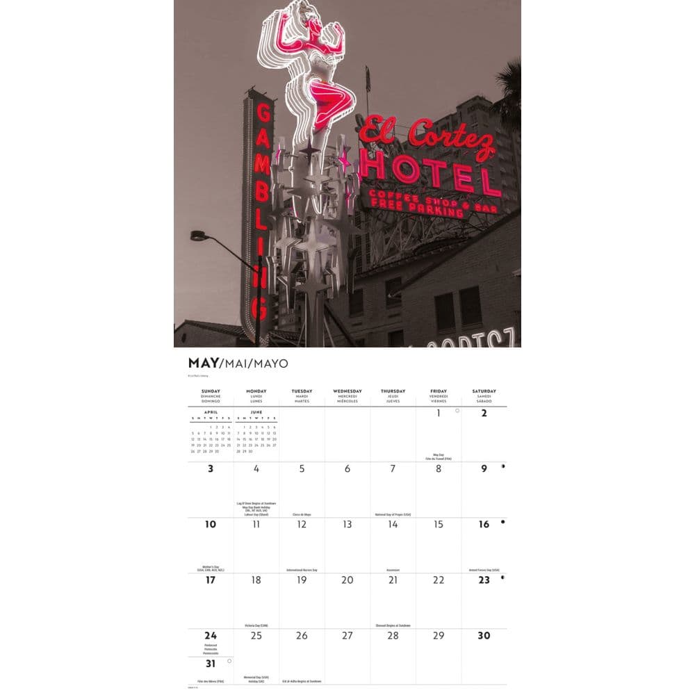 Vegas Lux 2026 Wall Calendar Third Alternate Image