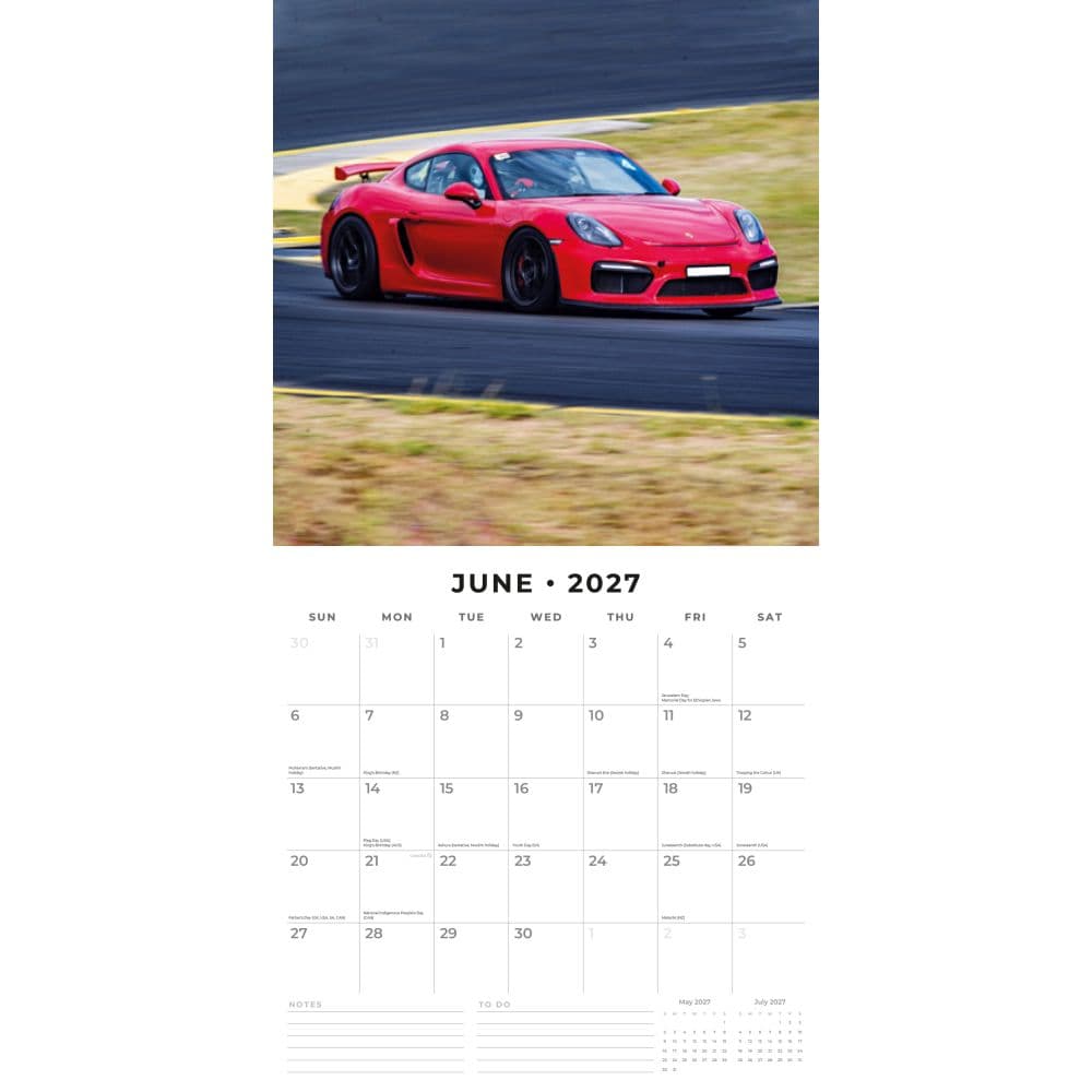 Porsche 2027 Wall Calendar Second Alternate Image