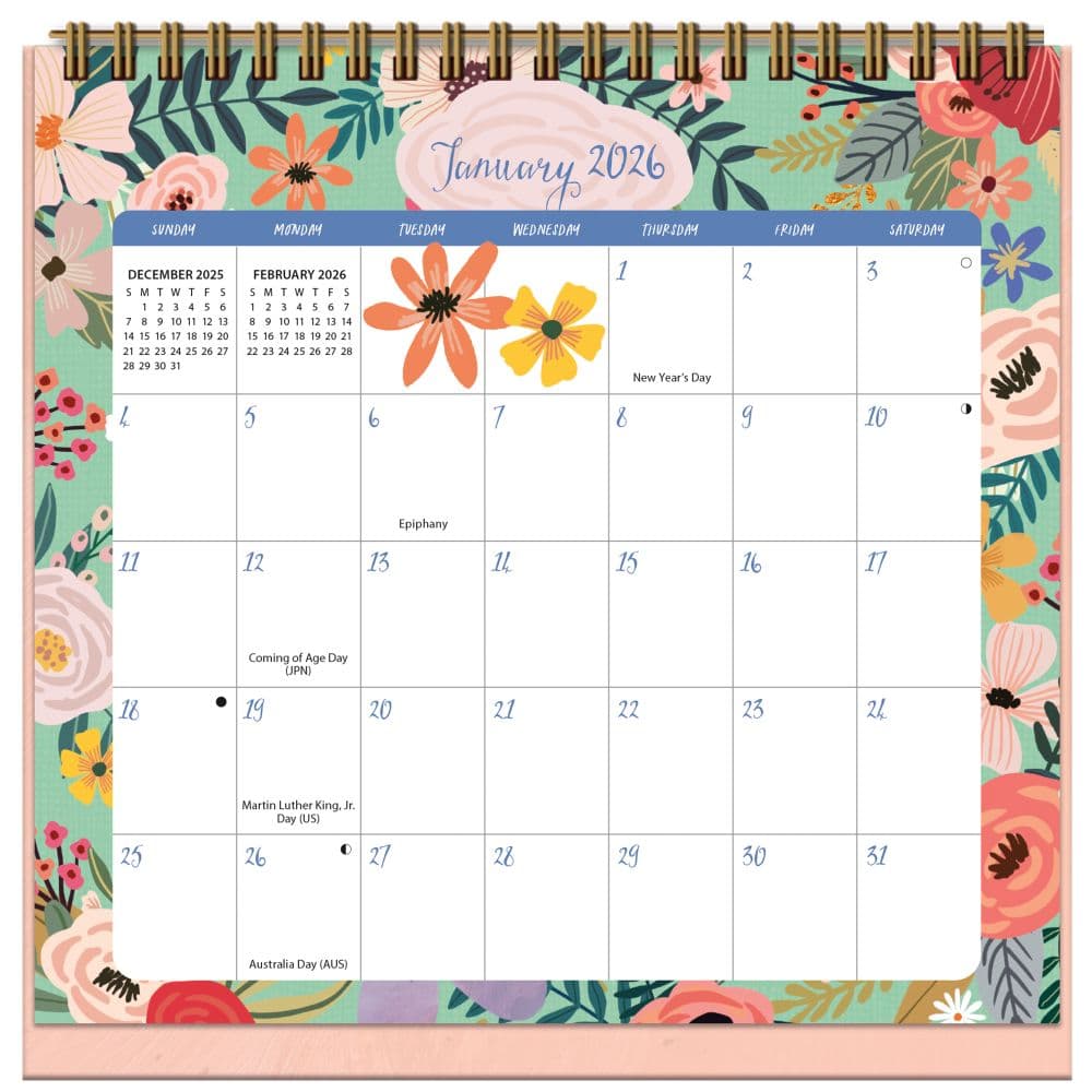 Shine Within 2026 Easel Desk Calendar by Mia Charro Fourth Alternate Image