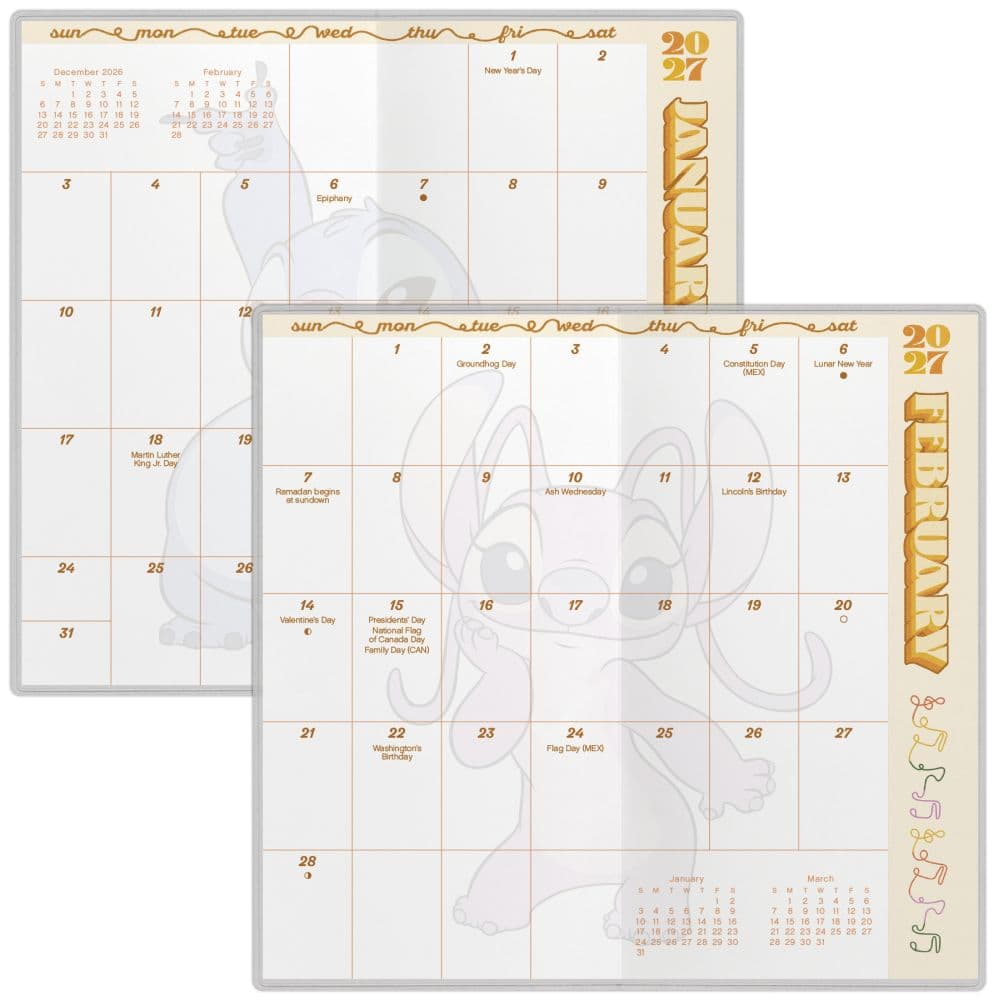 Disney Stitch 2027 Pocket Planner Eighth Alternate Image