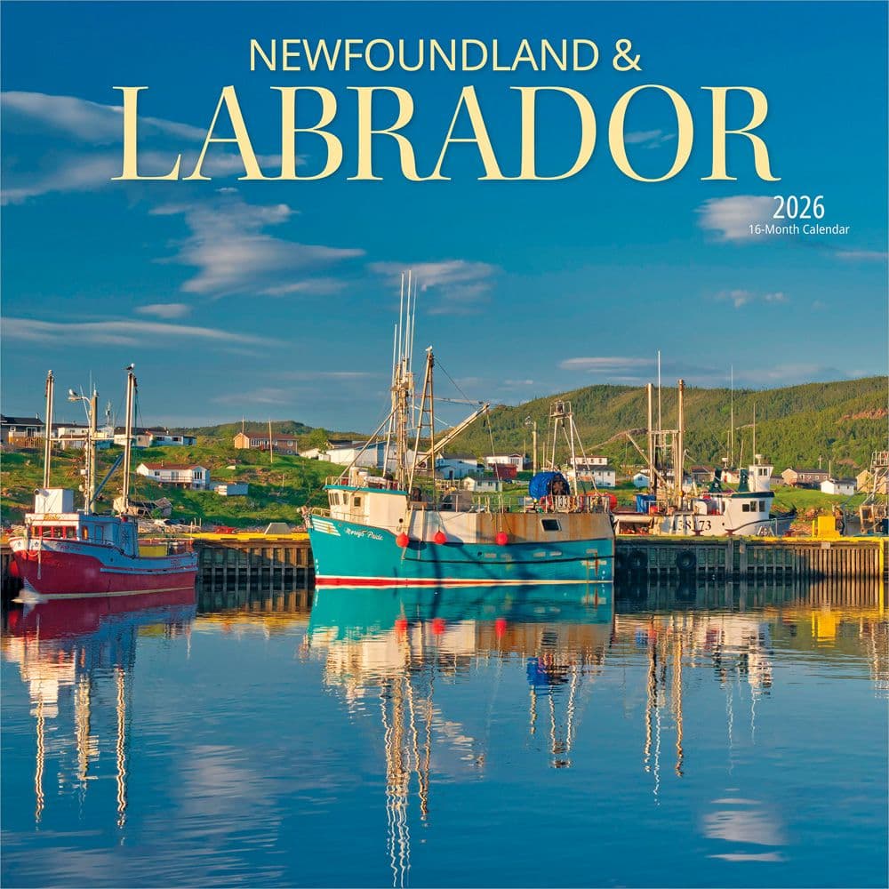 Newfoundland and Labrador 2026 Wall Calendar Main Product Image