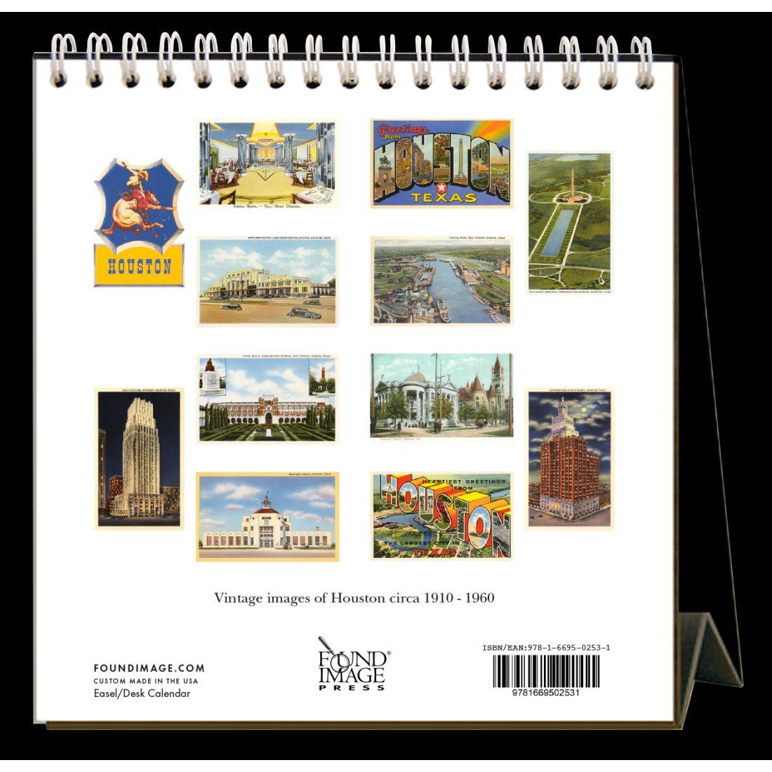 Houston 2024 Easel Desk Calendar