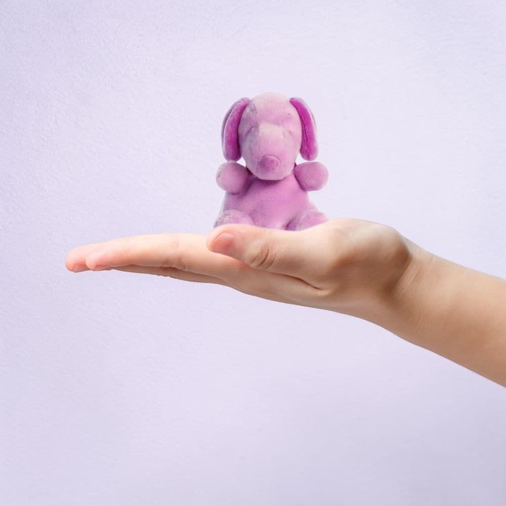 Palm Pals Snoopy Color Collection Purple 5in Plush Third Alternate Image
