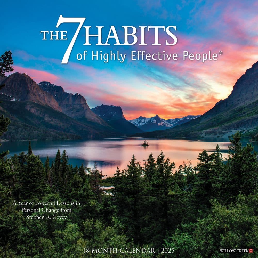7 Habits Franklin Covey 2025 Wall Calendar Main Image