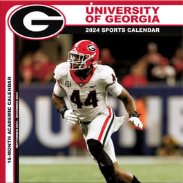University of Georgia Bulldogs 2024 Wall Calendar
