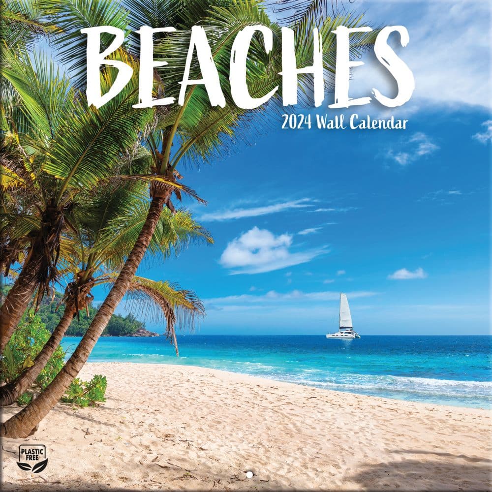 Beaches 2024 Mini Wall Calendar