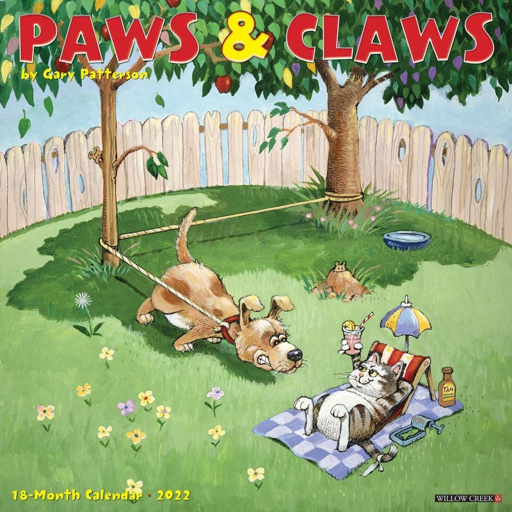 Paws and Claws 2022 Wall Calendar