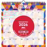 image Geometric Spiral Art 2026 Wall Calendar Main Image