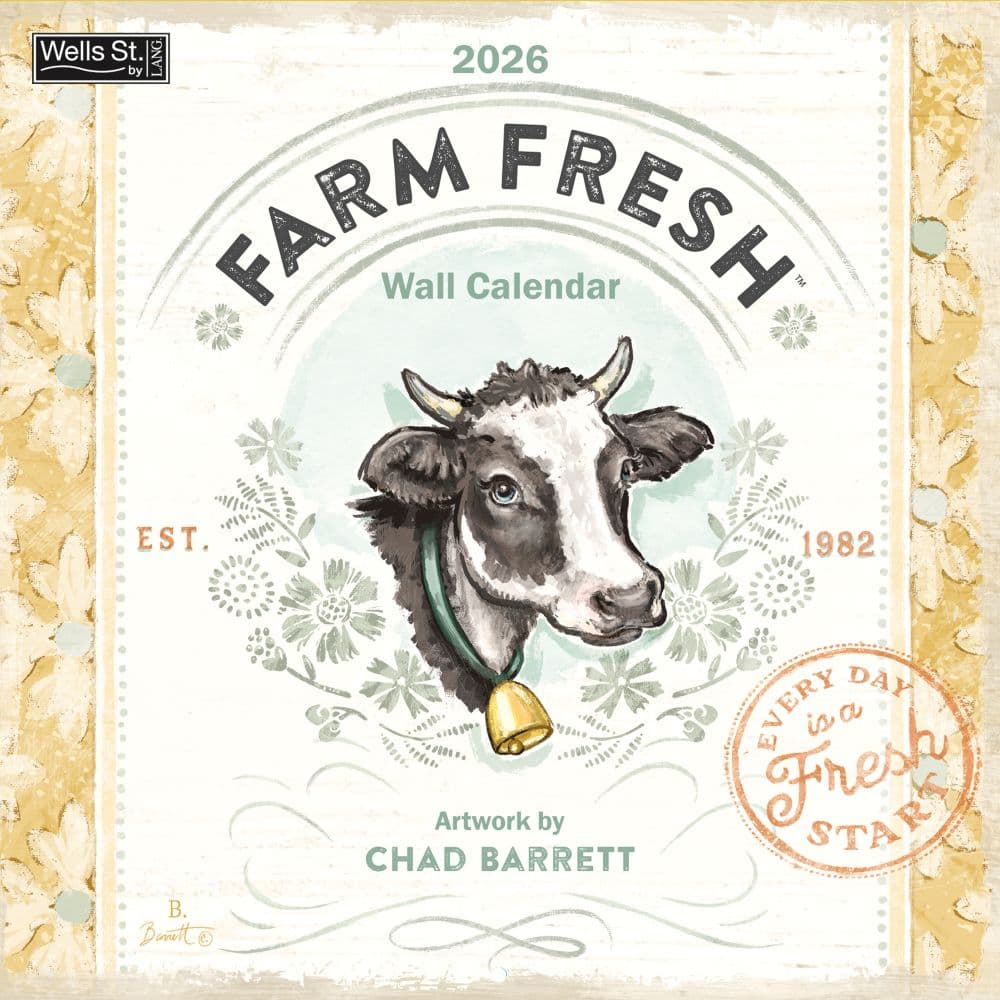 Farm Fresh 2026 Wall Calendar_Main Image