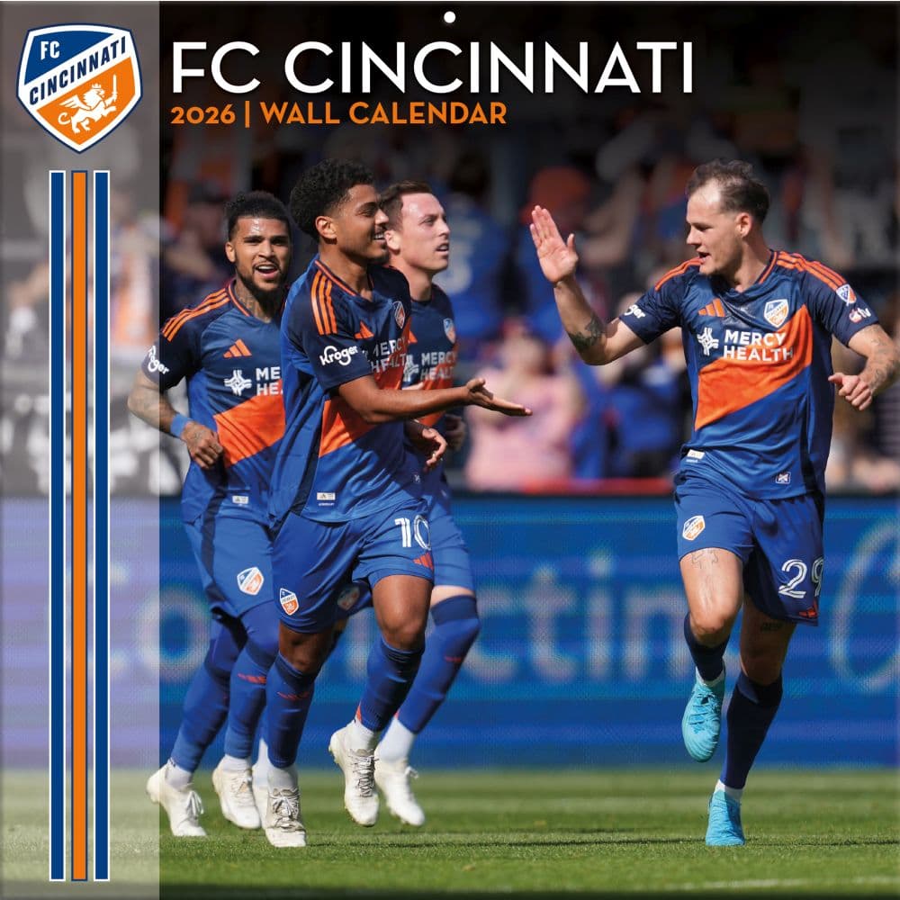 MLS Cincinnati FC 2026 Wall Calendar Main Product Image