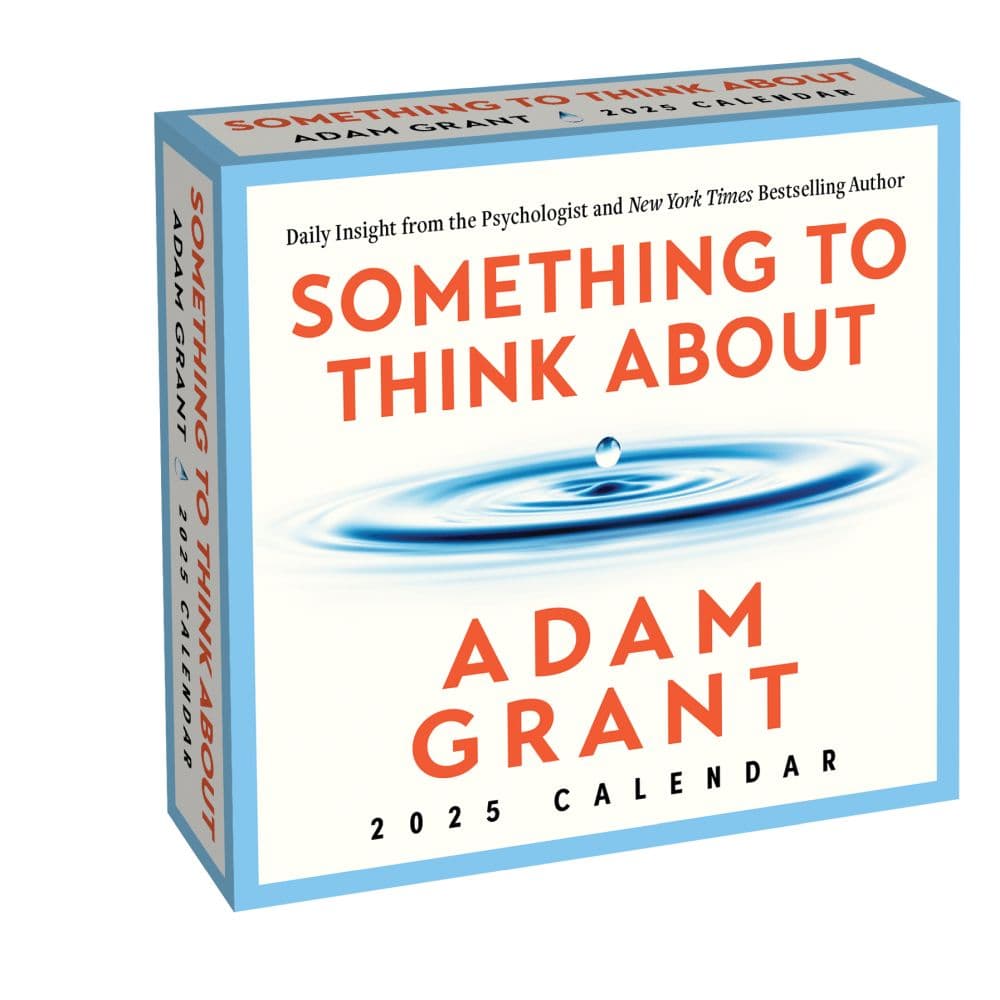 image Adam Grant 2025 Desk Calendar Main Image