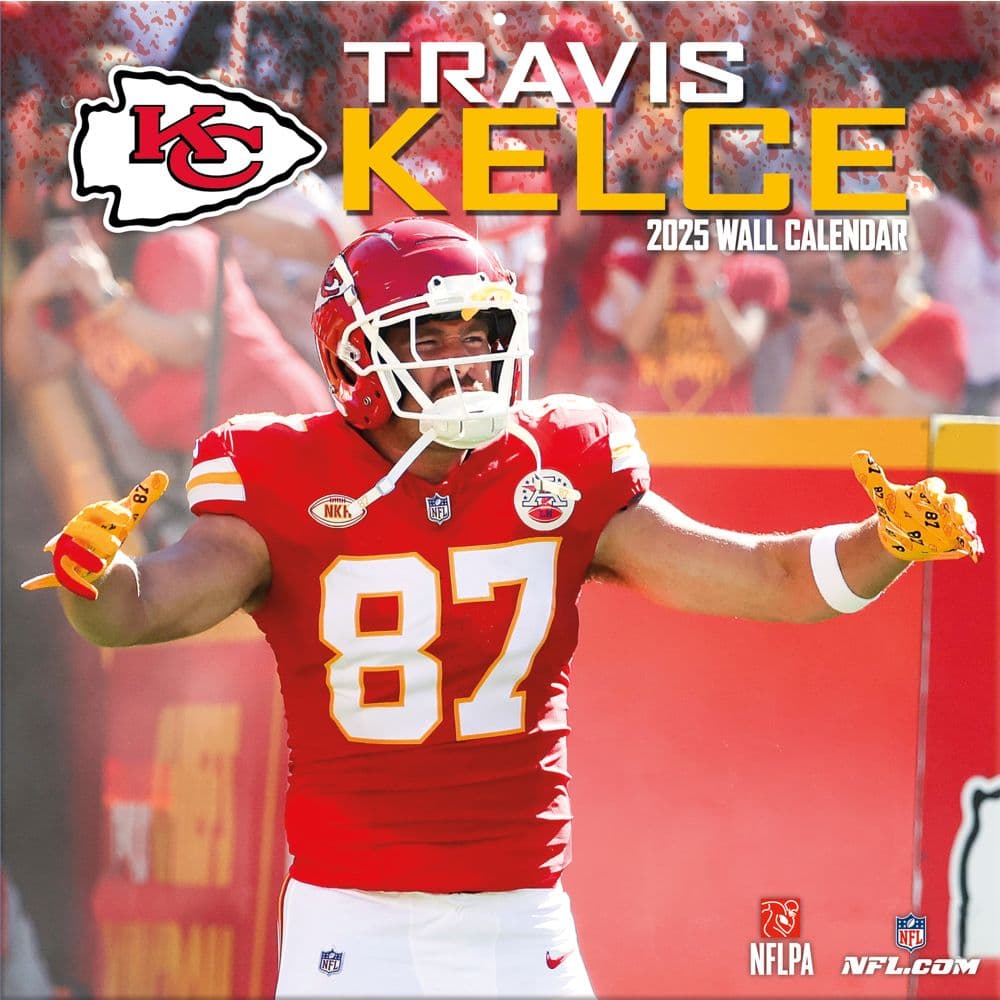 NFL Travis Kelce 2025 Wall Calendar