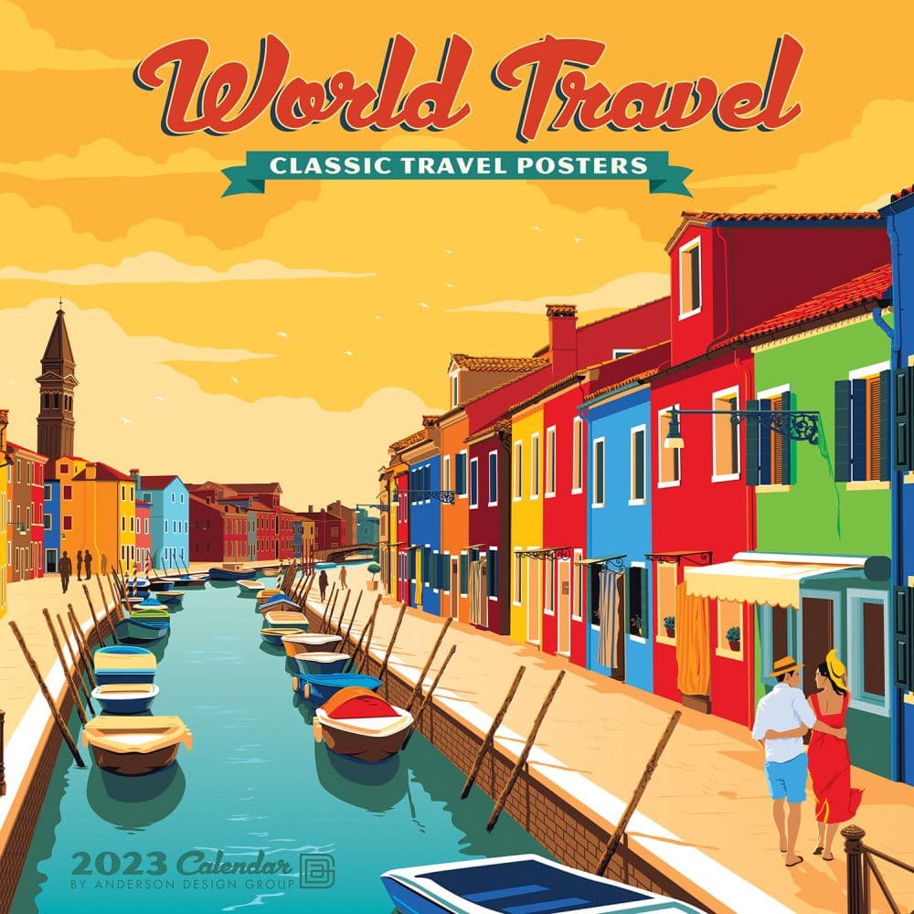Word Travel ADG 2023 Wall Calendar Calendars