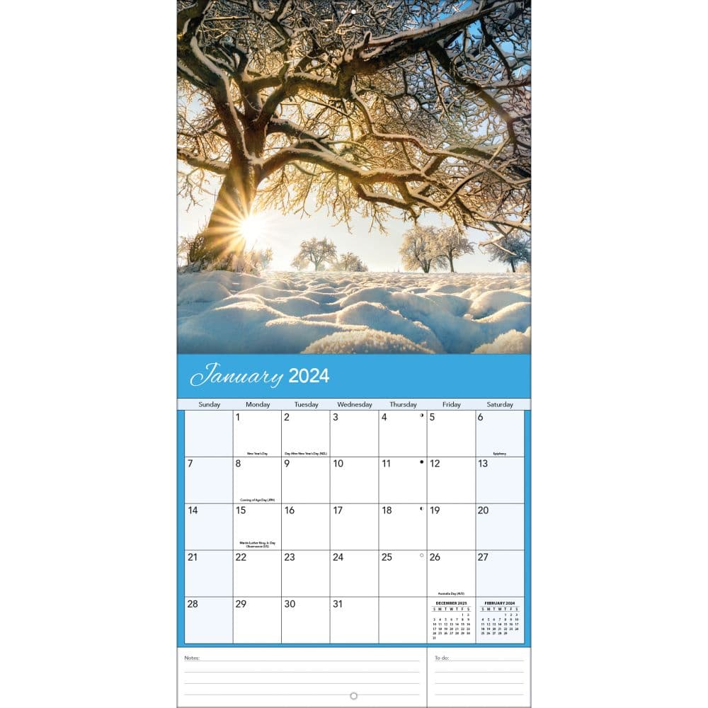 Seasons Photo 2024 Wall Calendar Alternate Image 2