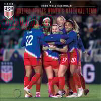 image US Women&#39;s Soccer Team 2026 Wall Calendar Main Product Image