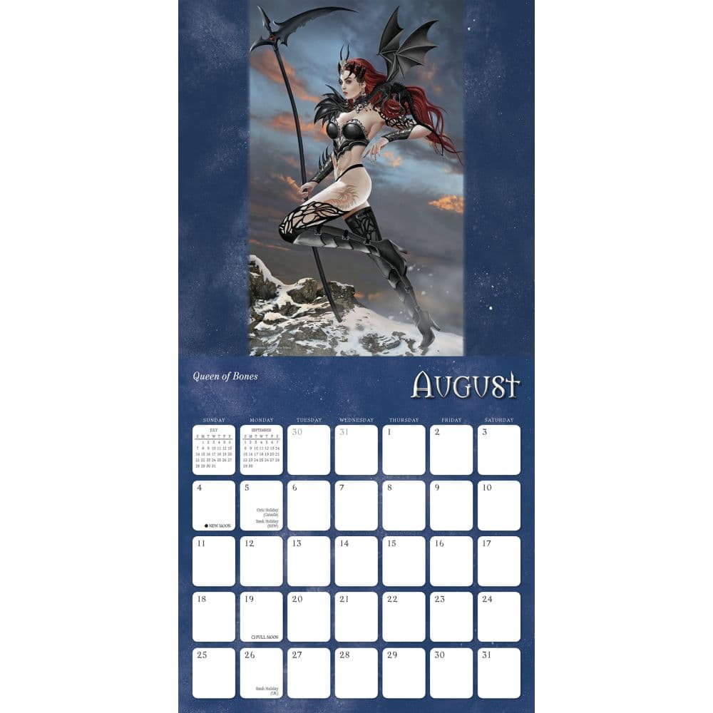 Dragon Witches 2025 Wall Calendar
