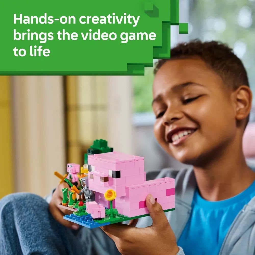 LEGO Minecraft Baby Pig House Fourth Alternate Image