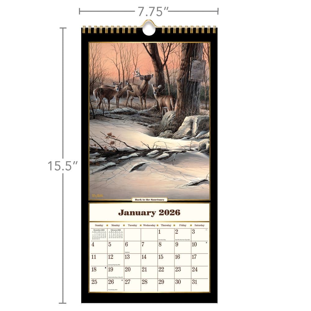 Terry Redlin 2026 Vertical Wall Calendar_ALT6