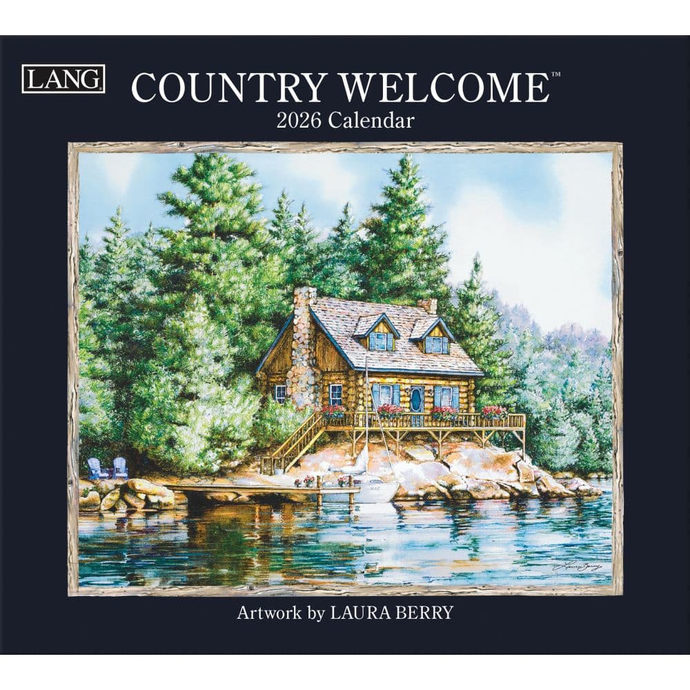 Country Welcome 2026 Wall Calendar by Laura Berry Main Image