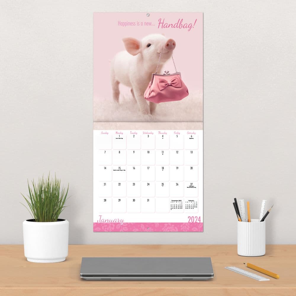 Perfectly Pink 2024 Wall Calendar Alternate Image 5