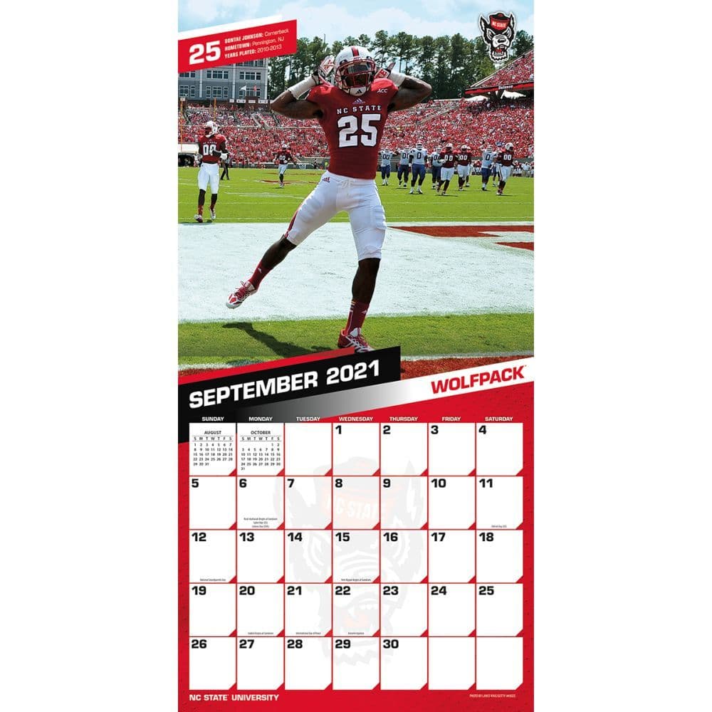 Nc State Wolfpack 2022 Wall Calendar - Calendars.com