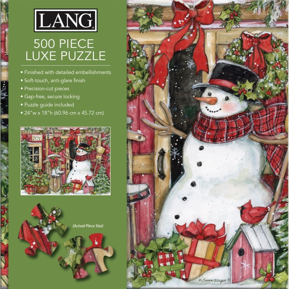 Frosty Welcome Luxe 500 Piece Puzzle Fourth Alternate Image