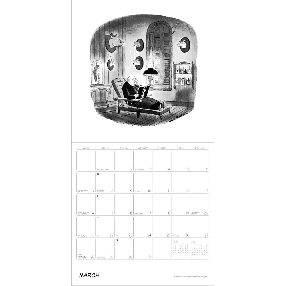 The Addams Family 2027 Wall Calendar Third Alternate Image
