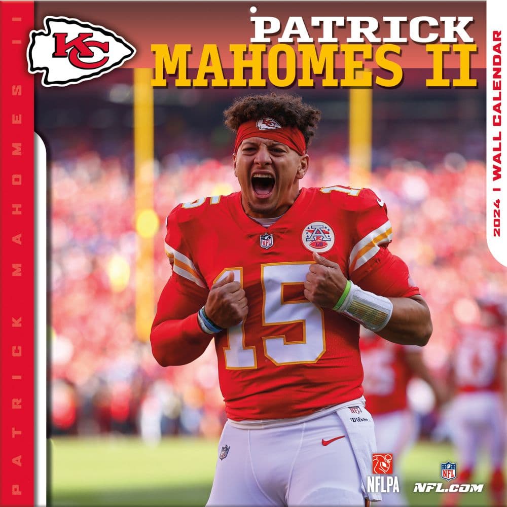 Patrick Mahomes 2024 Wall Calendar