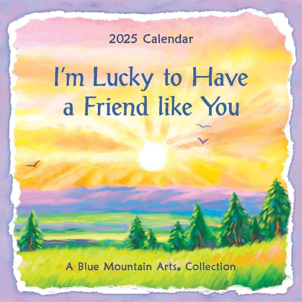 Friendship Is One Of Lifes Greatest Gifts 2025 Wall Calendar Main Image