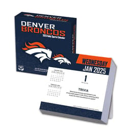 Denver Broncos 2025 Desk Calendar