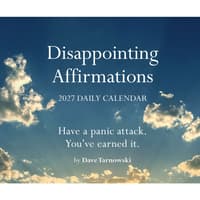 image Disappointing Affirmations 2027 Desk Calendar Main Product Image
