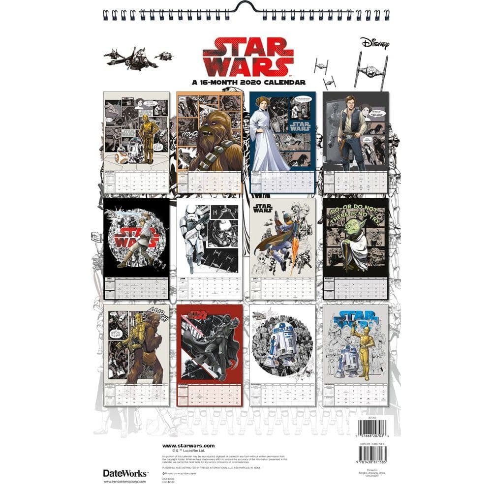 Star Wars Wall Calendar