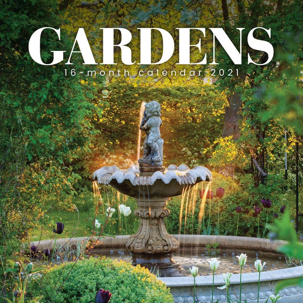 Gardens Mini Wall Calendar - Calendars.com