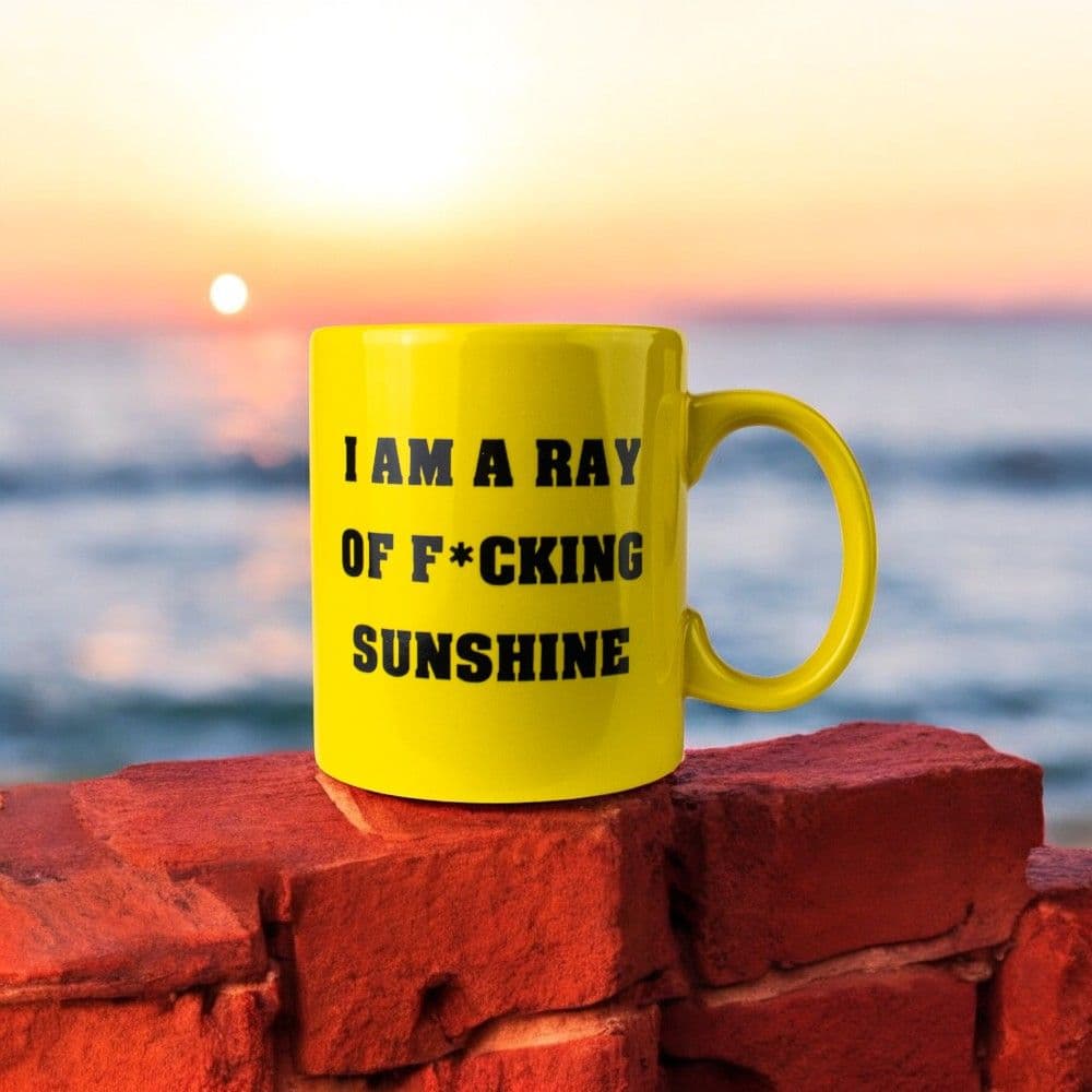 Yellow Ray of Sunshine 16 Oz Boxed Mug Second Alternate Image