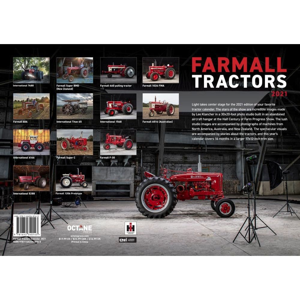 Farmall Tractors Wall Calendar