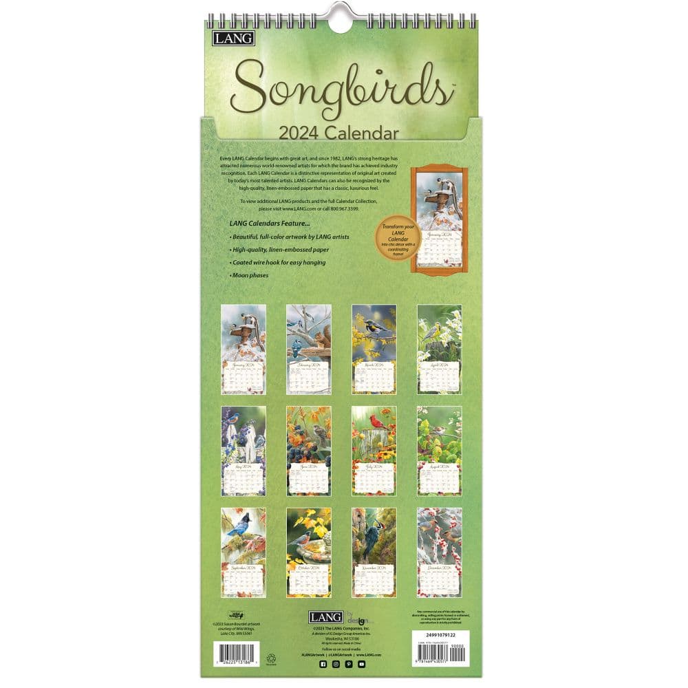 Songbirds Vertical 2024 Wall Calendar Calendars Com   E5bec952 E99d 41c4 8bef B86e1fc2a3e5