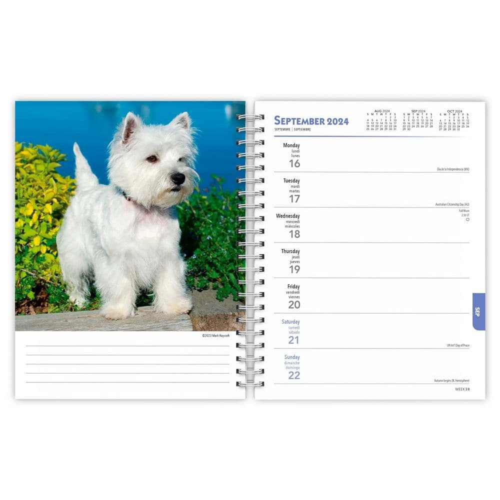 West Highland White Terriers 2024 Planner