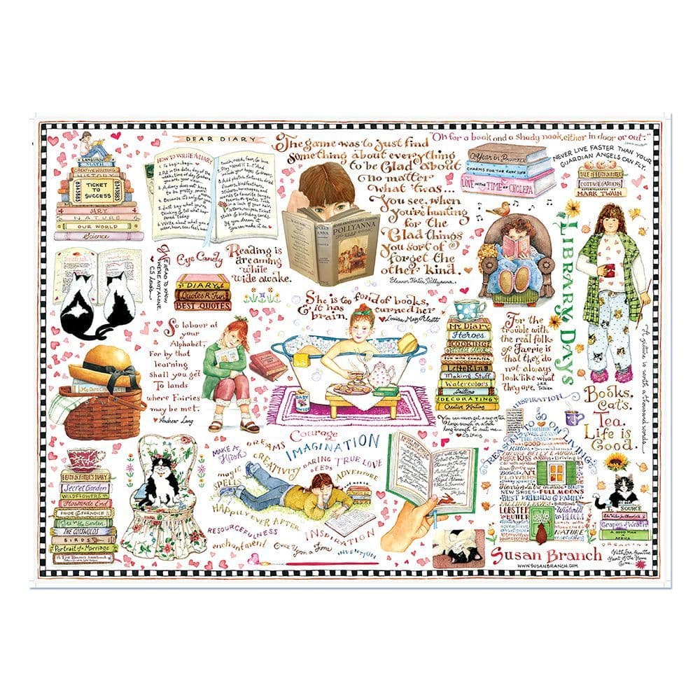 Branch Books and Cats 1000pc Puzzle