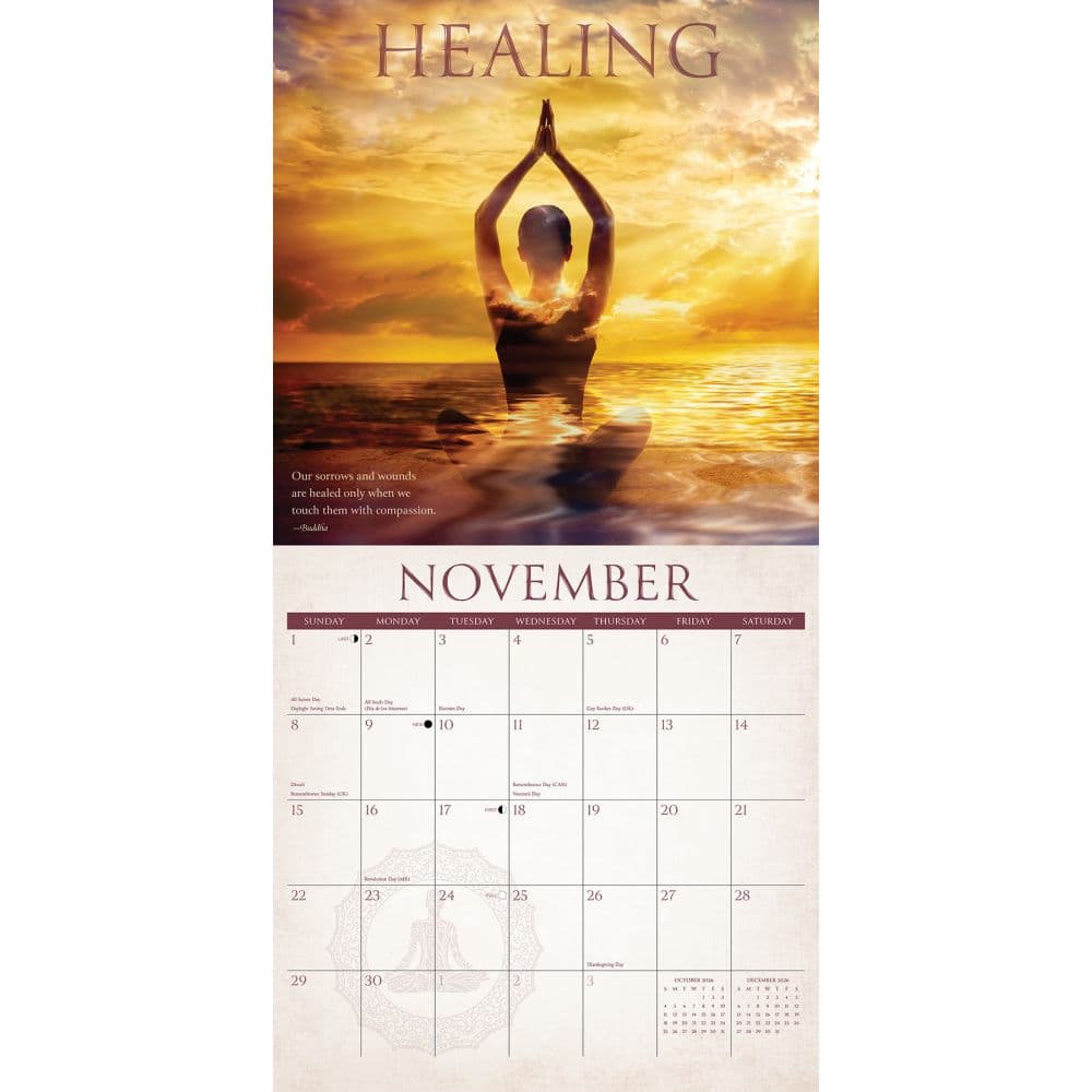 Meditation 2026 Wall Calendar Second Alternate Image