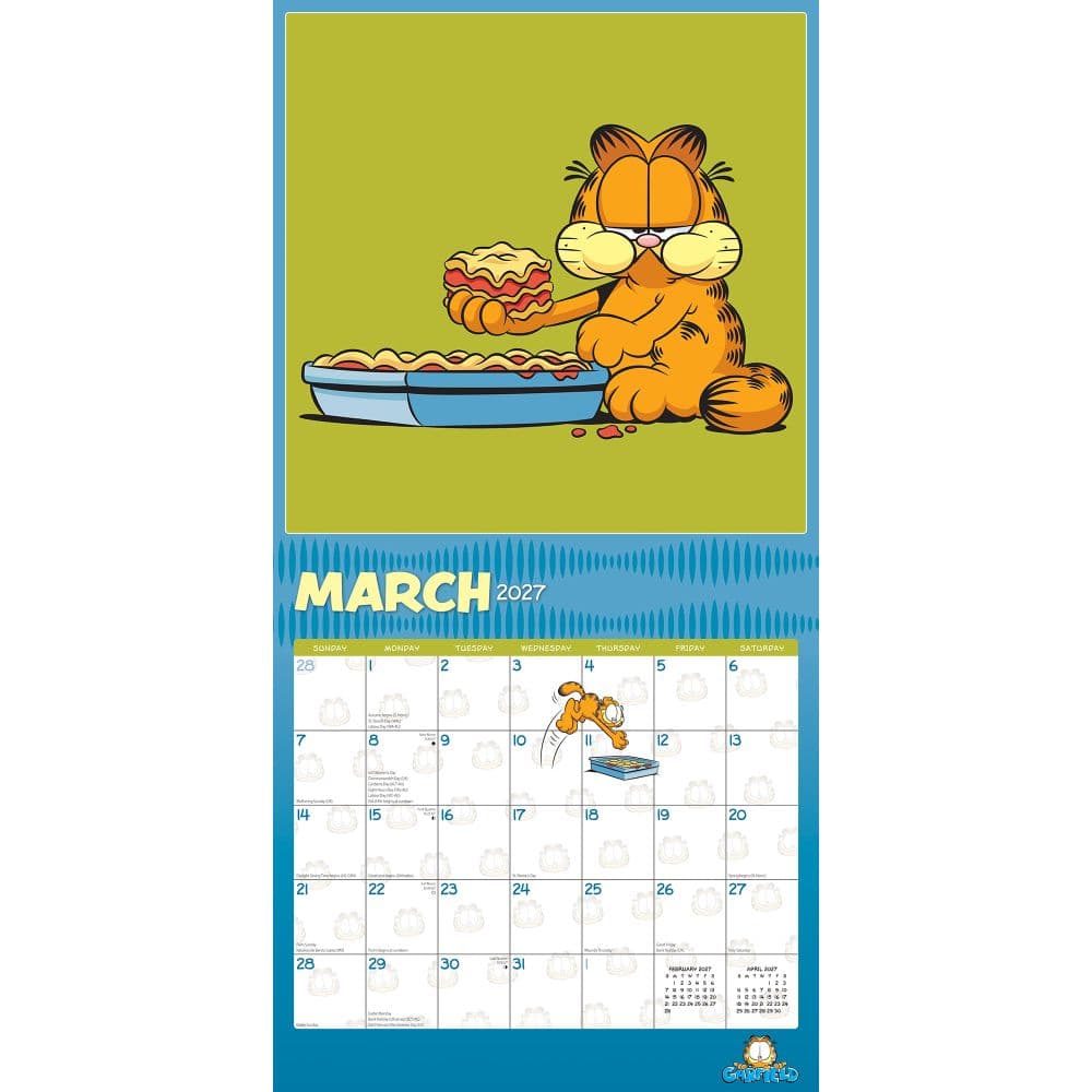 Garfield 2027 Wall Calendar Second Alternate Image