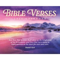image Bible Verses 2026 Desk Calendar  Main Image