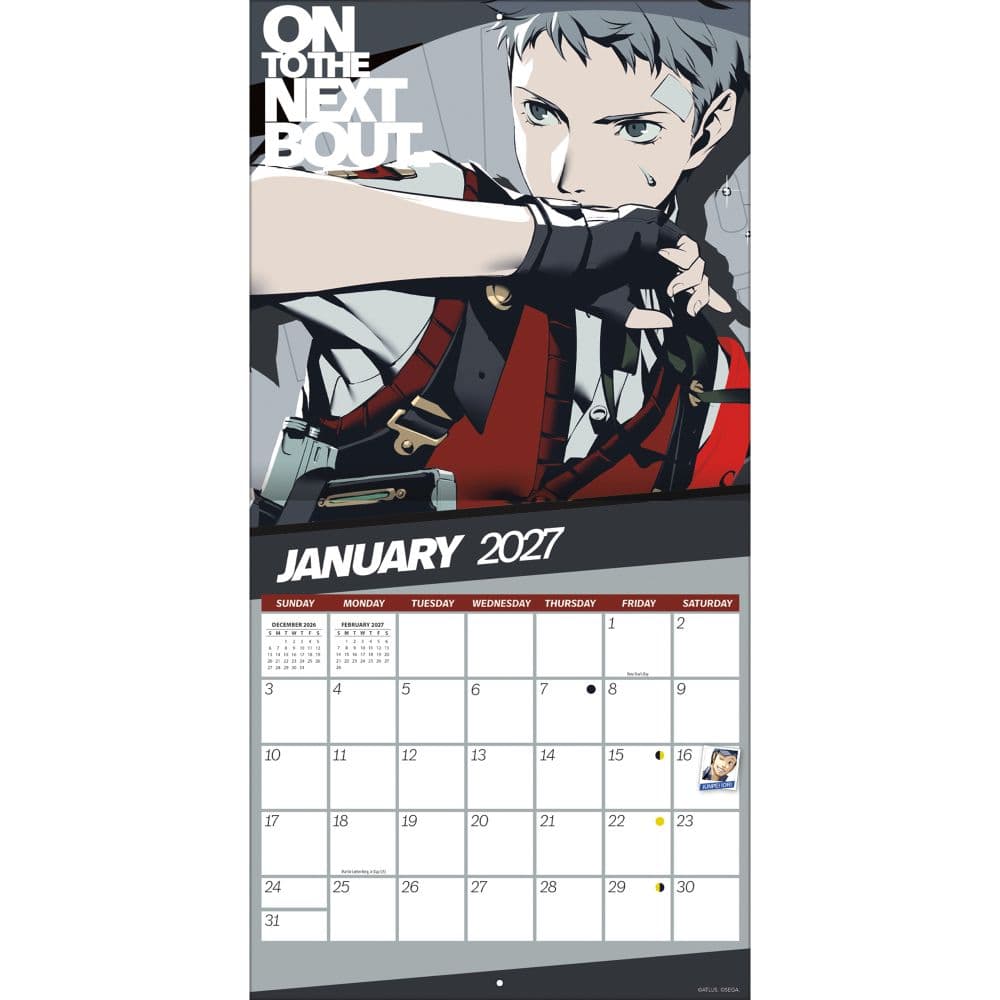 Persona 3 2027 Wall Calendar Second Alternate Image