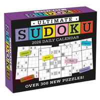 image Sudoku Ultimate 2026 Desk Calendar Main Product Image