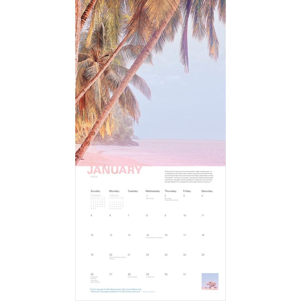 Calm Inspirations 2025 Wall Calendar First Alternate Image width="1000" height="1000"