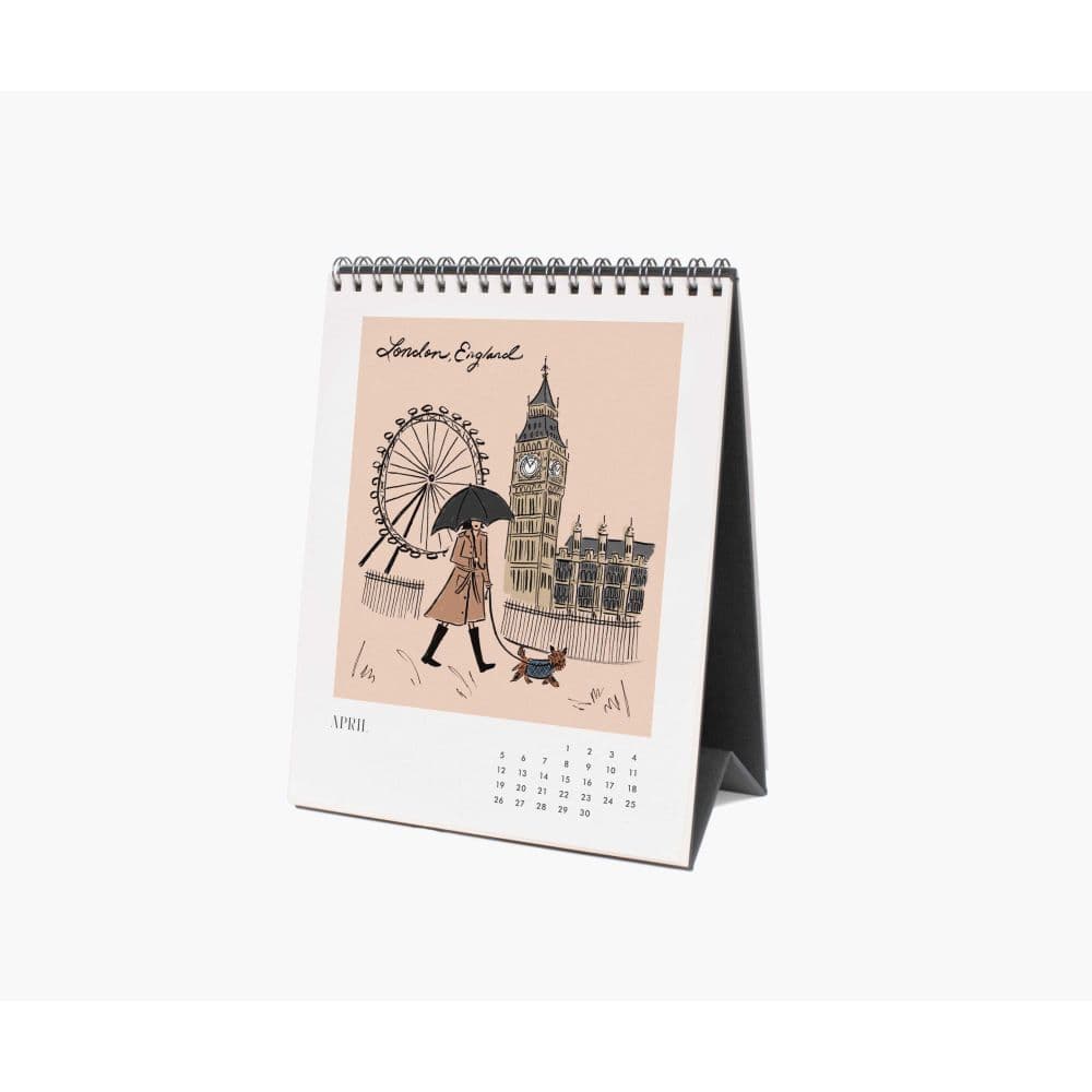 Travel Sketchbook 2026 Easel Desk Calendar Fourth Alternate Image